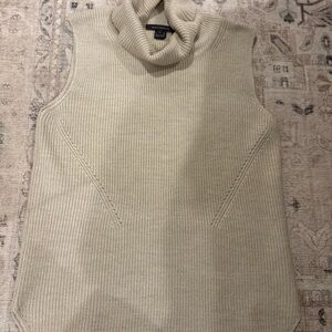 French Connection Women's Cream Sleeveless Sweater